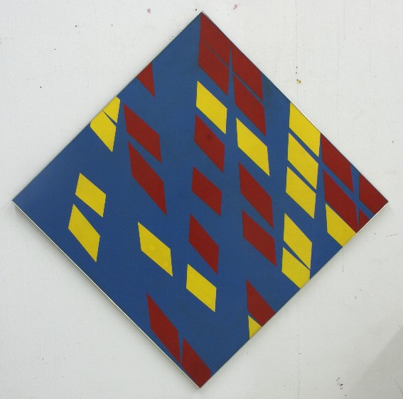 Peter Struycken, Wetmatige beweging, 1964, 100 x 100 cm